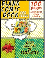 blank comic book for teens and kids  with Variety of Templates Draw Your Own Comics, dogman: Comic Sketch Notebook (8.5x11, 100 Pages) Create Your Own ... Drawing Express Your Kids or Teens Talent 1671997131 Book Cover