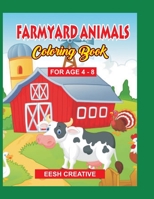 Farmyard Animal Coloring Book B0BPGKXTC1 Book Cover