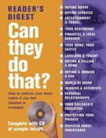 Can They Do That ?: How to Enforce Your Legal Rights If You Feel Cheated or Wronged 0276427696 Book Cover