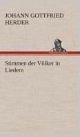 "Stimmen der Völker in Liedern" und Volkslieder 3849530361 Book Cover