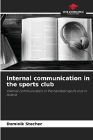 Internal communication in the sports club 6205266725 Book Cover