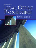 Legal Office Procedures, Sixth Edition 0130496219 Book Cover
