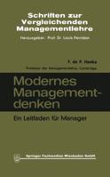 Modernes Managementdenken: Ein Leitfaden Fur Manager 3663031616 Book Cover