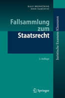 Fallsammlung zum Staatsrecht (Juristische ExamensKlausuren) 3540000135 Book Cover