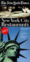 The New York Times Guide to Restaurants in New York City 2001 (New York Times Guide to Restaurants in New York City, 2001) 1930881037 Book Cover