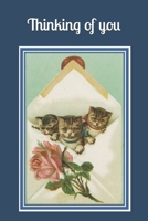 Thinking of you: A gift booklet in large print with a classic cat-themed literature and reminiscence pictures B0CNTN3SJG Book Cover