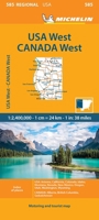 USA, Western & Western Canada (Maps/Regional (Michelin)) 2067175254 Book Cover