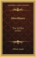 Miscellanea: The 3rd Part 116605327X Book Cover