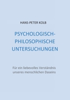 Psychologisch-Philosophische Untersuchungen 375190462X Book Cover