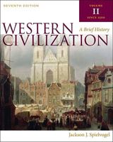 Western Civilization Vol. II, Since 1550: A Brief History 0534627234 Book Cover