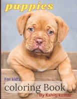 Puppies Coloring Book B0BXNF2D2Y Book Cover