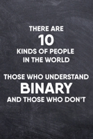 There Are 10 Kinds Of People In The World: Programmer Binary System College Ruled Notebook (6x9 inches) with 120 Pages 1711238562 Book Cover