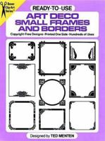 Ready-to-Use Art Deco Small Frames and Borders (Clip Art) 0486253430 Book Cover
