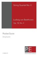 Beethoven String Quartet No. 4: Pocket Score 1442102985 Book Cover