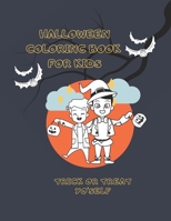 Halloween Coloring Book: : Large Print Coloring Activity Book for Preschoolers, Toddlers, Children and Seniors B09DDV2CW2 Book Cover