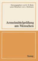 Arzneimittelprufung Am Menschen: Ein Interdisziplinares Gesprach 3528079053 Book Cover