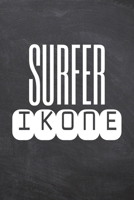 Surfer Ikone: Surfer Punktraster Notizbuch, Notizheft oder Schreibheft 110 Seiten B�ro Equipment & Zubeh�r Lustiges Geschenk zu Weihnachten oder Geburtstag 1698948875 Book Cover