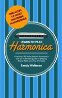 Learn to Play Harmonica: Contains 10-Hole Diatonic Harmonica and an Illustrated Guide to Play Blues, Rock, Country, and Jazz 0785835547 Book Cover
