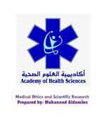 Medical Ethics and Scientific Research 459830300X Book Cover