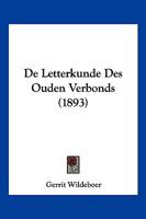 De Letterkunde Des Ouden Verbonds (1893) 1120511976 Book Cover