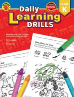 Daily Learning Drills Grade K 0769630901 Book Cover