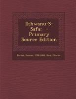 Ikhwanu-S-Safa; 1289674787 Book Cover
