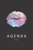agenda 2020: linda agenda 2020, desde 1 de enero al 31 de diciembre para estar organizada es un regalo ideal para hacer.tama�o 6 in x 9 in( en espa�ol) 1704040922 Book Cover