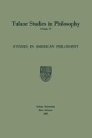 Studies in American Philosophy 902470278X Book Cover
