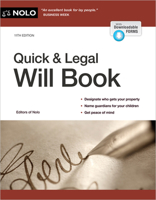Quick & Legal Will Book 1413332994 Book Cover