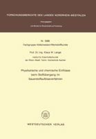 Physikalische Und Chemische Einflusse Beim Stoffubergang Im Sauerstoffaufblasverfahren 3531030884 Book Cover