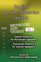 English Danish Romanian Lexicon - Volume 1: Most common words and everyday usage phrases. B0FMRQ8CYW Book Cover