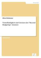 Vorteilhaftigkeit Und Grenzen Des Beyond Budgeting- Ansatzes 383867927X Book Cover