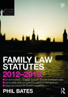 Family Law Statutes 0415633885 Book Cover
