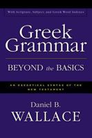 Greek Grammar Beyond the Basics 0310218950 Book Cover