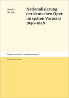 Nationalisierung Der Deutschen Oper Im Spaten Vormarz 1840-1848 3515117172 Book Cover