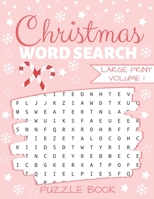 Christmas Word Search: Puzzle Book Large Print | 40 Christmas Puzzles & Xmas Activity Games (Edition/Volume 1) 1670772357 Book Cover