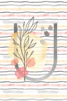 Food and Exercise Journal with Monogram Letter U: Daily Fitness Tracker for Women (Personalized Tracking) 169282497X Book Cover