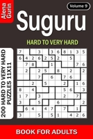 Suguru puzzle book for Adults: 200 Hard to Very Hard Puzzles 11x11 (Volume9) B08Z9VZZDX Book Cover