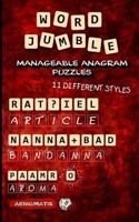 Word Jumble: Manageable Anagram Puzzles 1795702176 Book Cover
