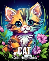 Cat Coloring book: 50 Cute Images for Stress Relief and Relaxation B0CS23DZS8 Book Cover