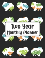 Two Year Monthly Planner: Flower Pomeranian Dog | 24 Month Calendar Schedule Agenda Organizer with Notes, Address Log & Password (Monthly Planner 2020-2021 | 8.5 x 11 | Jan 2020 - Dec 2021 | Dogs) 1692085409 Book Cover