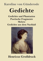 Gedichte (Großdruck): Gedichte und Phantasien / Poetische Fragmente / Melete / Gedichte aus dem Nachlaß 3847854623 Book Cover
