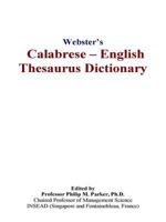Webster’s Calabrese - English Thesaurus Dictionary 0497834596 Book Cover