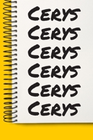 Name Cerys A beautiful personalized: Lined Notebook / Journal Gift, Notebook for Cerys,120 Pages, 6 x 9 inches, Gift For Cerys, Personal Diary, Cerys, Personalized Journal, Family Notebook, Customized 1677074264 Book Cover