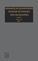 Advances in Quantitative Analysis of Finance and Accounting, Volume 9 076230782X Book Cover