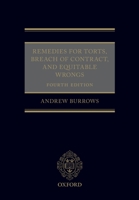 Remedies for Torts, Breach of Contract, and Equitable Wrongs 0198705948 Book Cover