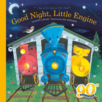 Good Night, Little Engine 0593094573 Book Cover