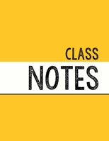Yellow Class Notebook: 100 numbered pages, college-ruled, fillable table of contents for quick note retrieval, colors for each subject (Class Notes, vibrant colors) 1697627765 Book Cover