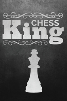 Chess King: Chess Game Scorebook - 60 Games 80 Moves Log Book To Record Players Score, Progress, Moves And Wins I Tournament Chess Player Gift 1696425514 Book Cover