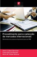 Procedimento para a selecção de mercados internacionais 6200996806 Book Cover